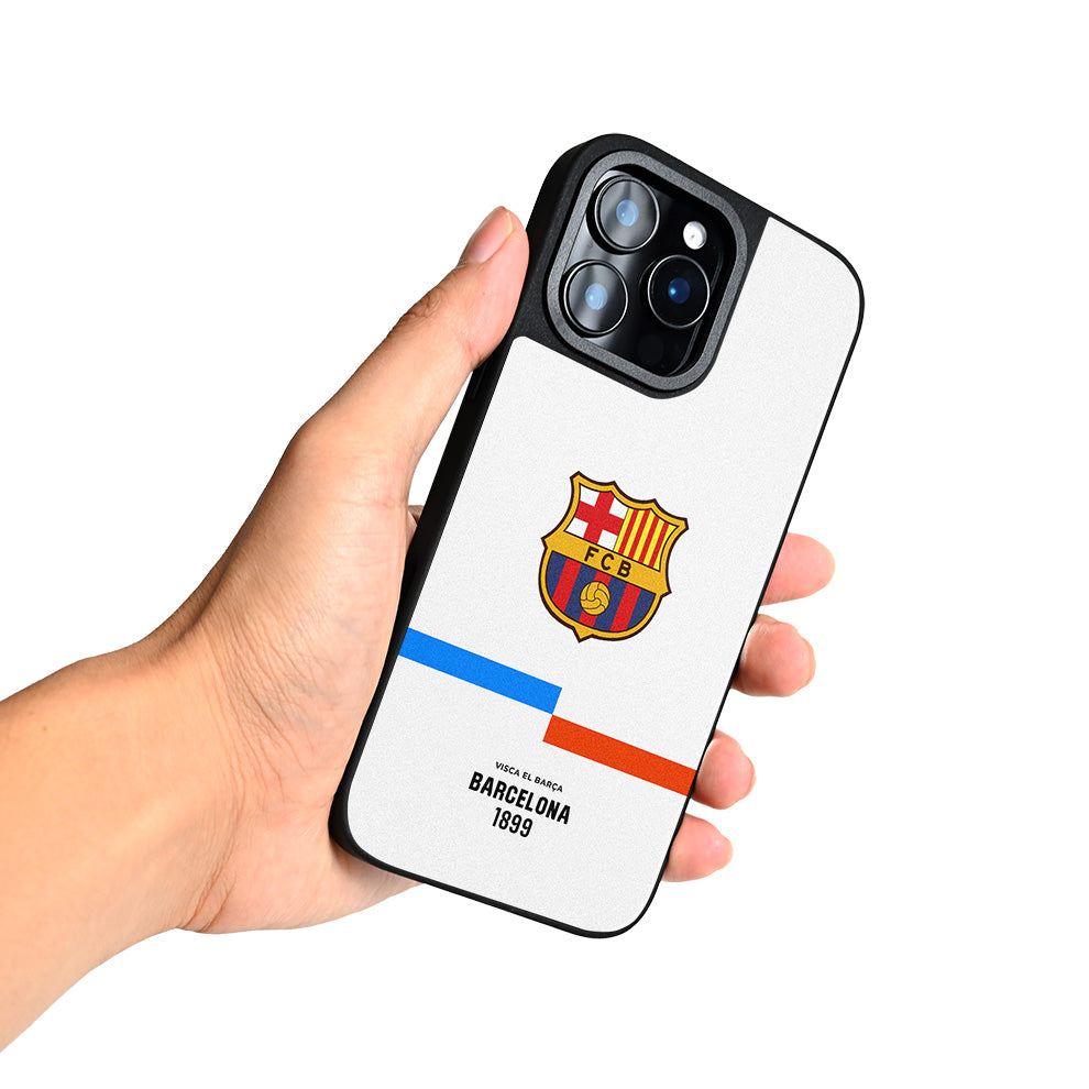 Barcelona White iPhone Case