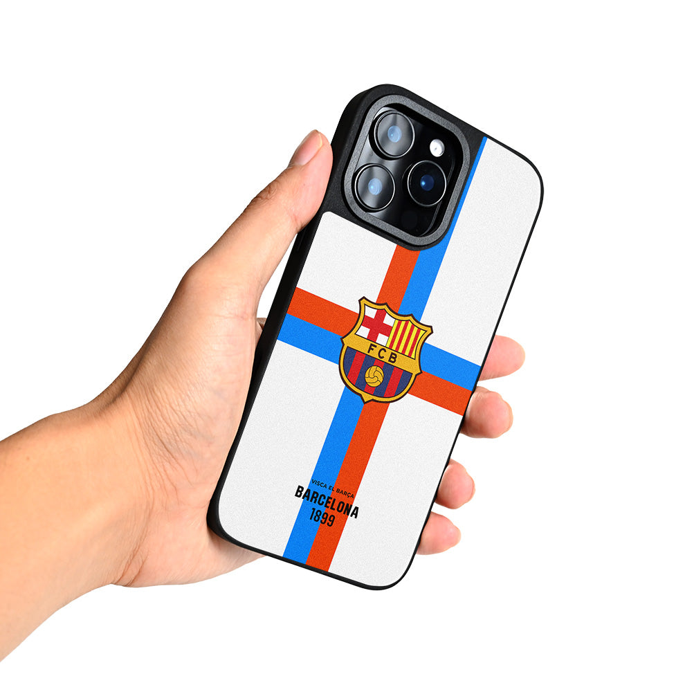 Barcelona White iPhone Case