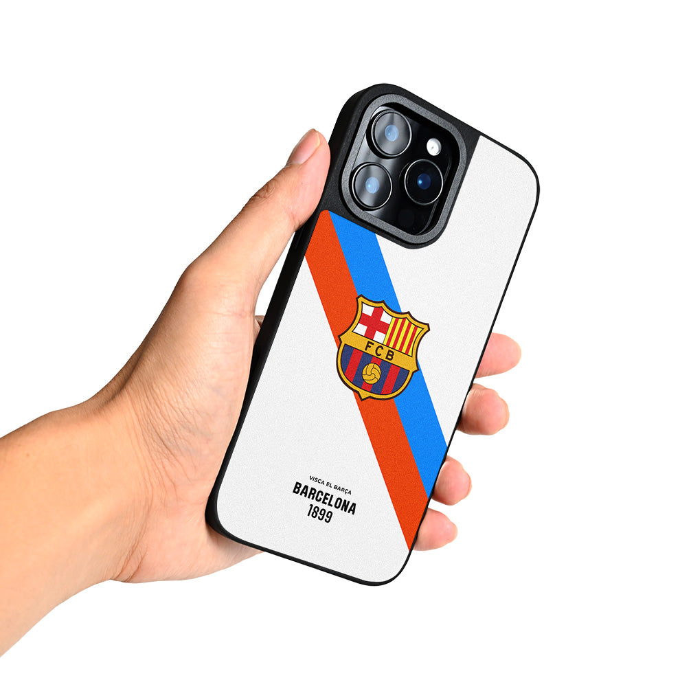 Barcelona White iPhone Case