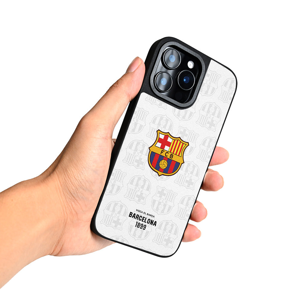 Barcelona White iPhone Case