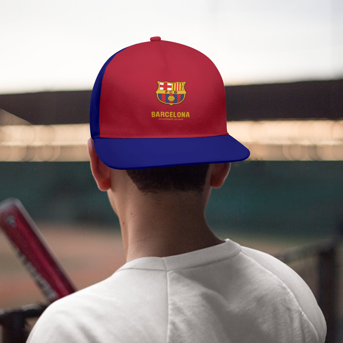 Barcelona Cap With Flat Brim