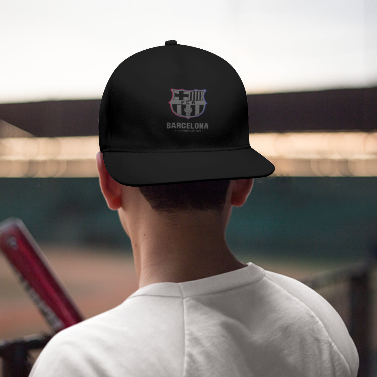 Barcelona Cap With Flat Brim