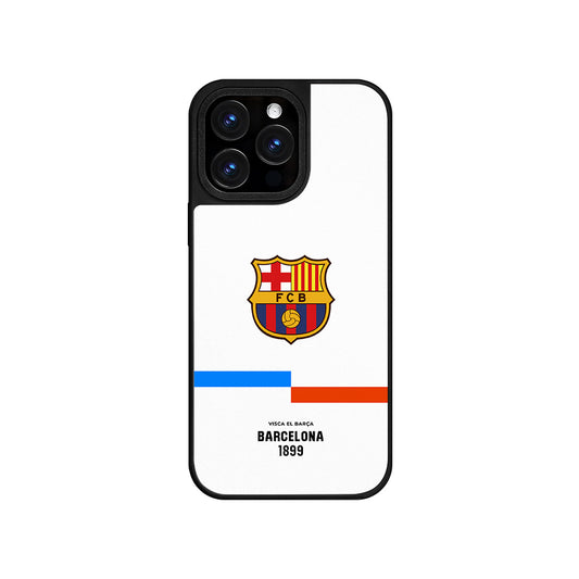Barcelona White iPhone Case