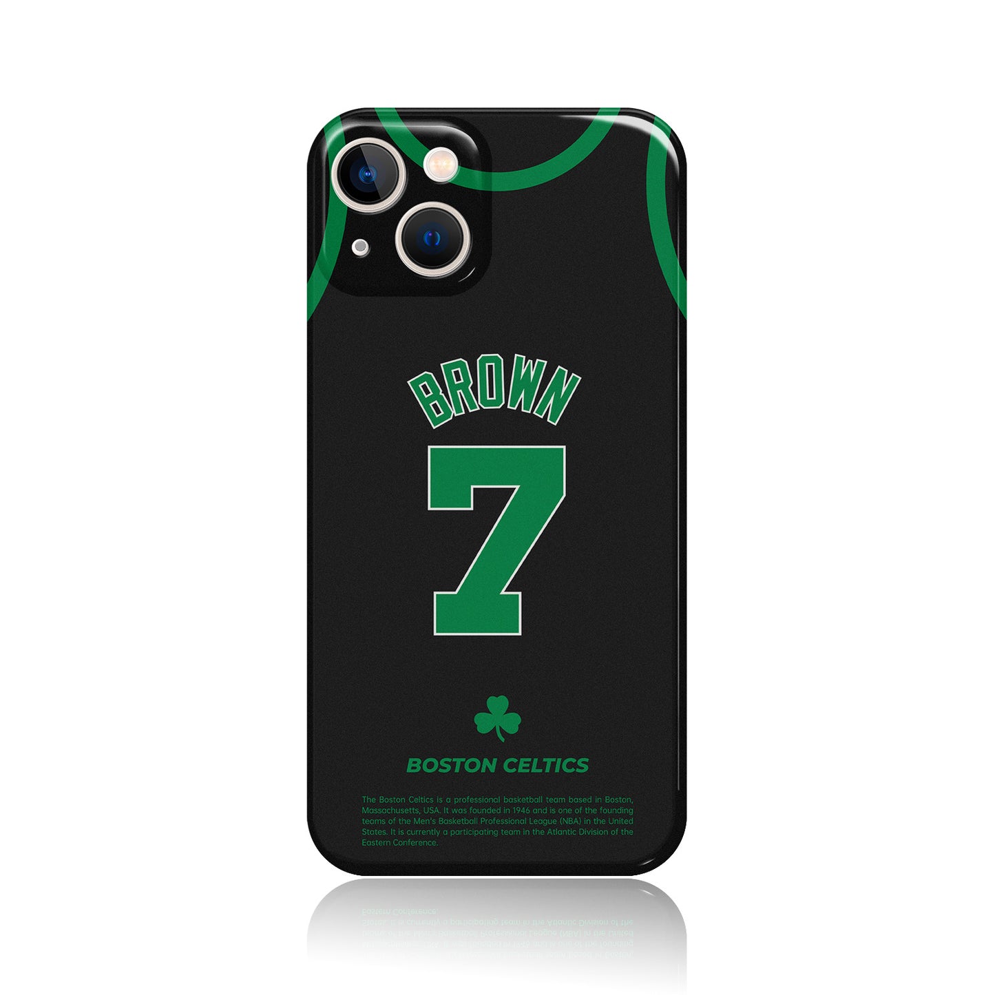 The Celtics NO.7. Black  iPhone Case