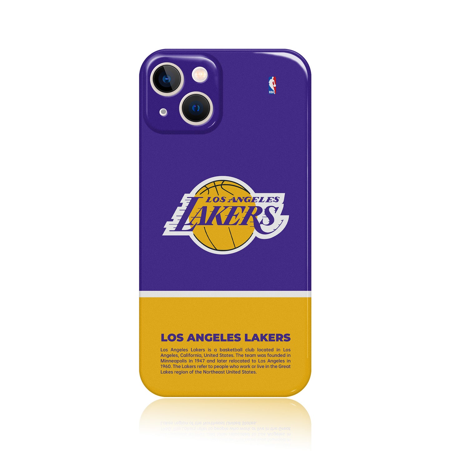 The Lakers Purple Gold iPhone Case