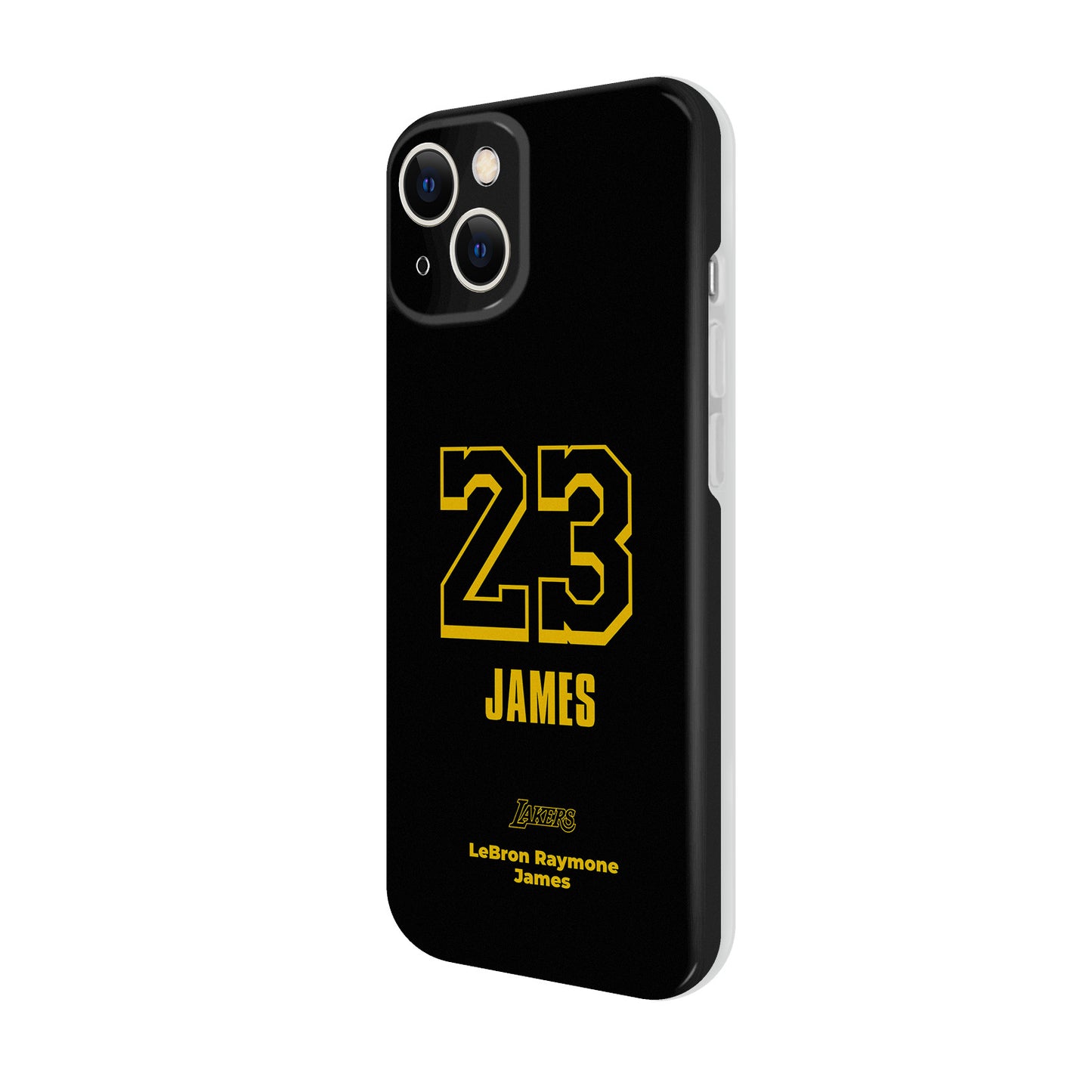 Black LeBron James 23 iPhone Case