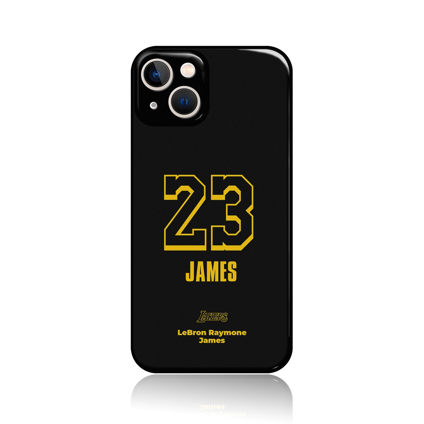 Black LeBron James 23 iPhone Case