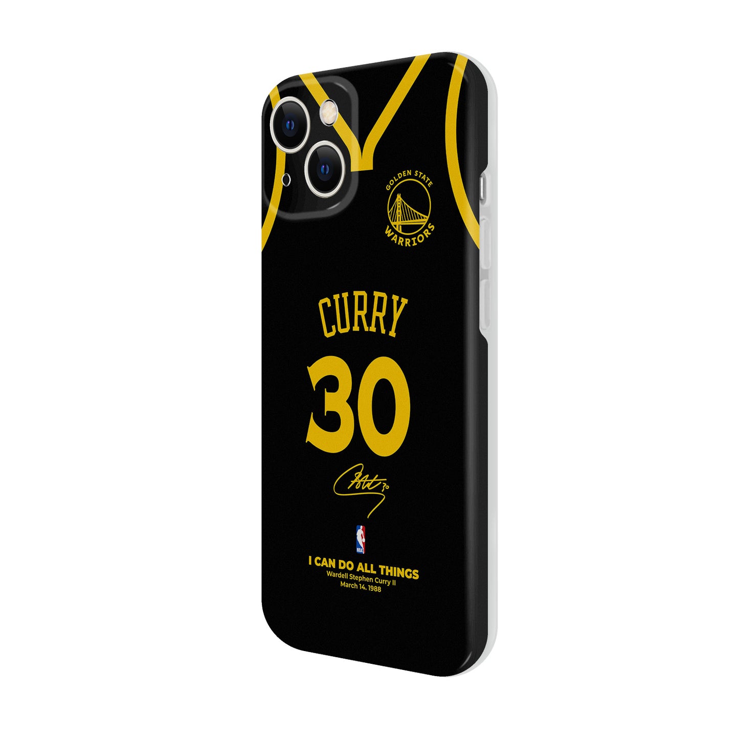 The Warriors No. 30.  Black iPhone Case