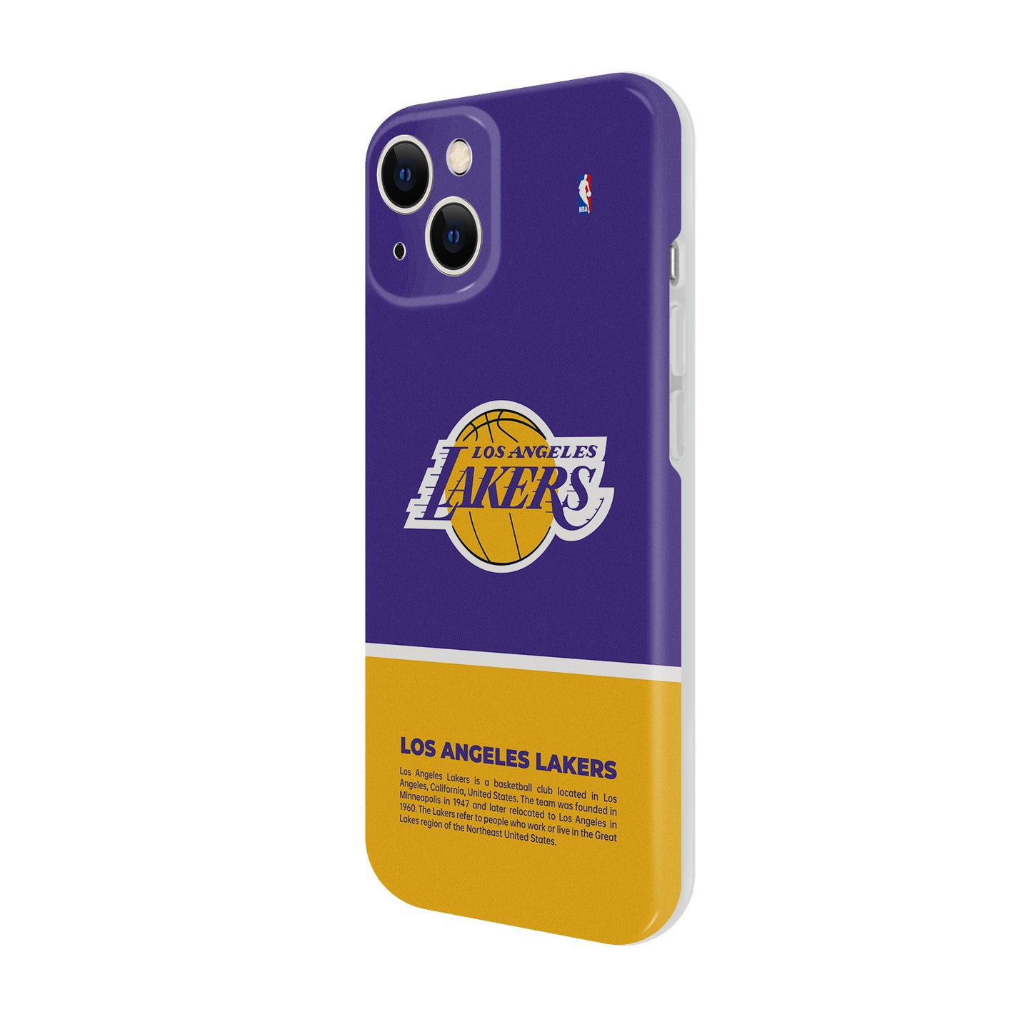 The Lakers Purple Gold iPhone Case