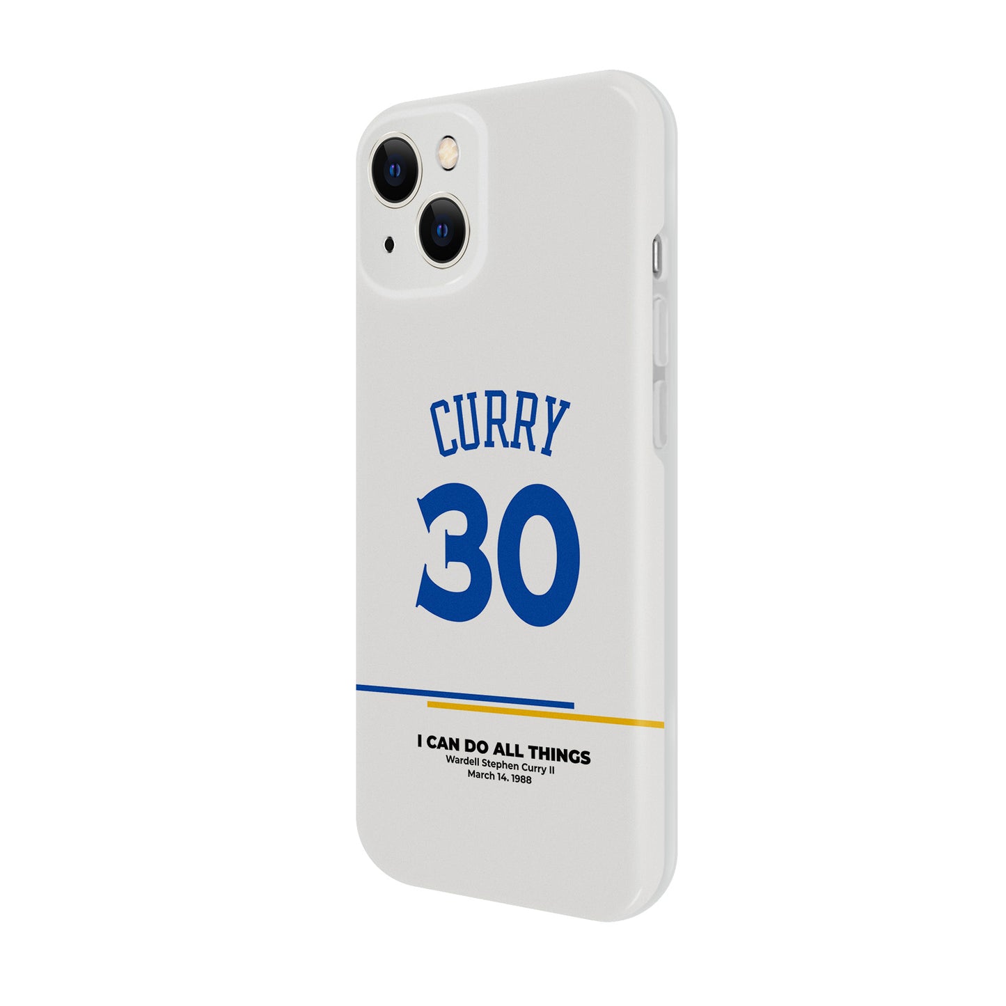 White Stephen Curry 30 iPhone Case