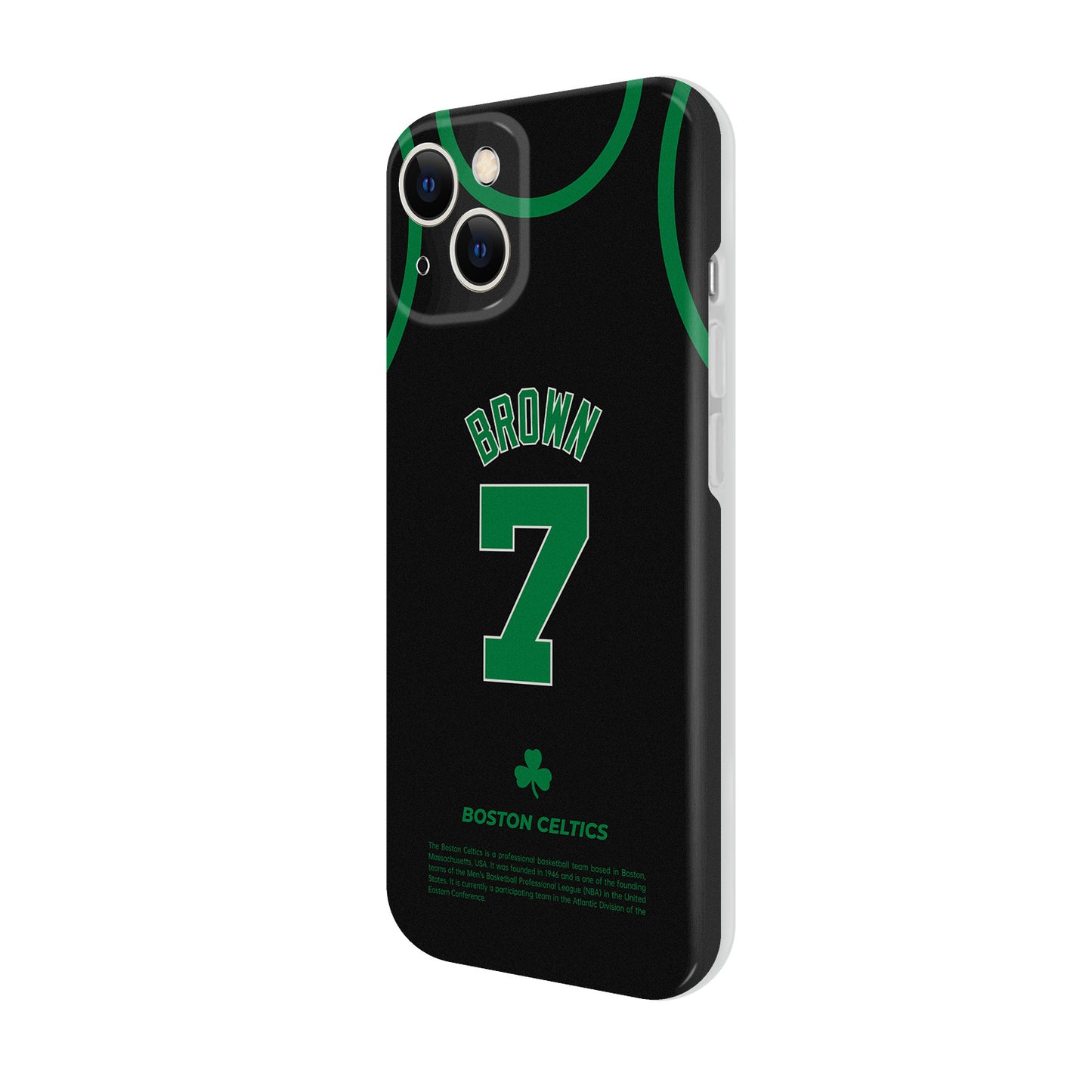 The Celtics NO.7. Black  iPhone Case