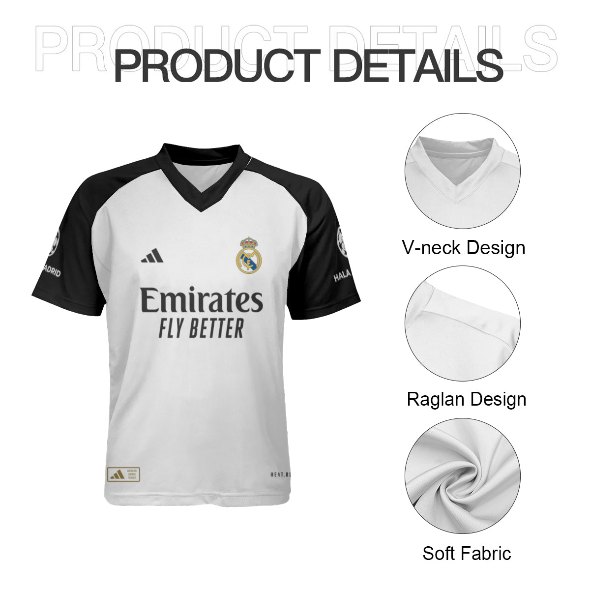 Real Madrid Men's Short Sleeve Tee