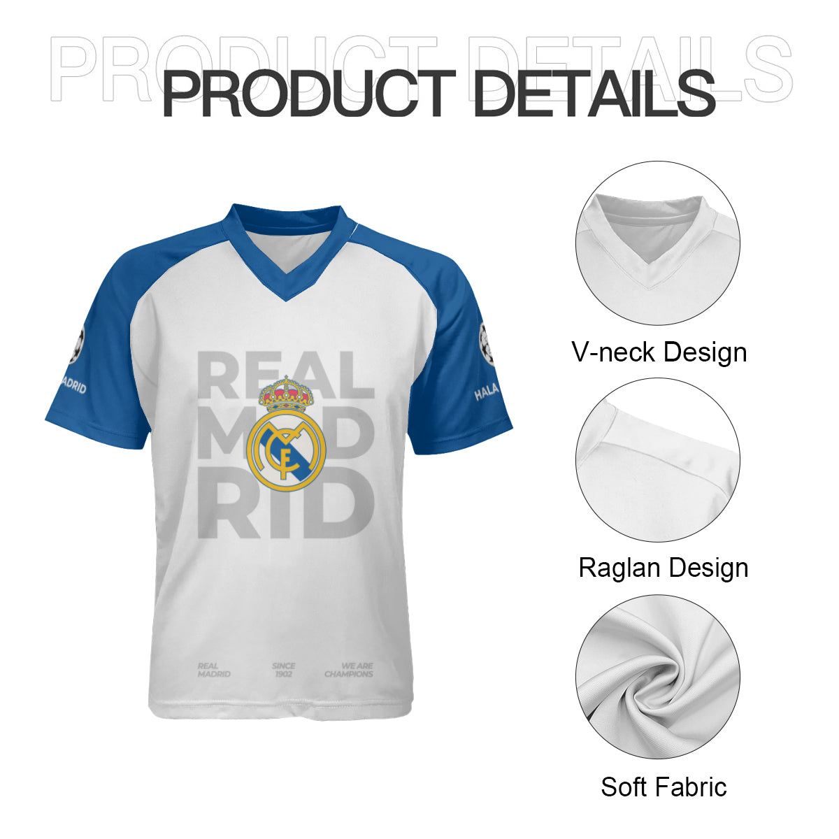 Real Madrid Men's Short Sleeve Tee