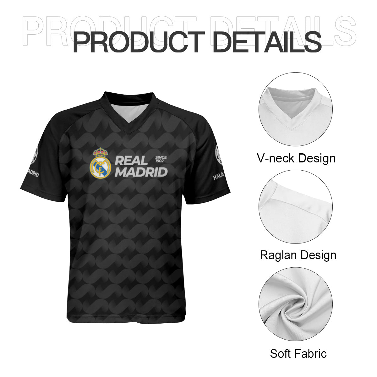 Real Madrid Men's Short Sleeve Tee