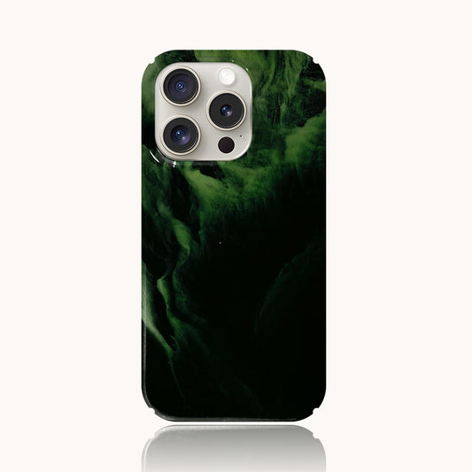 Green Printed iPhone Case